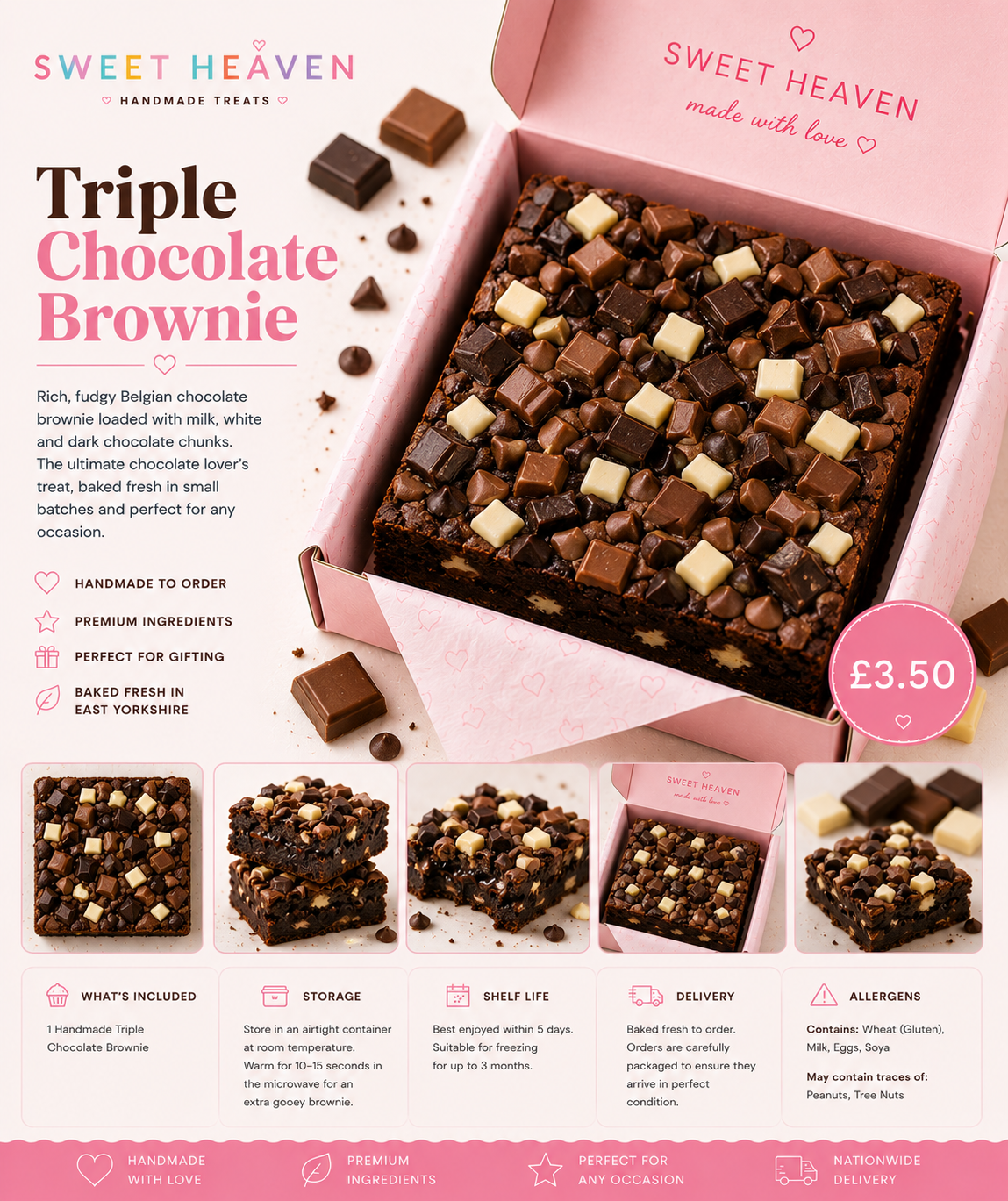 Triple Chocolate Brownie