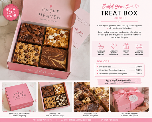 🍰 Build Your Own Treat Box – Box of 4