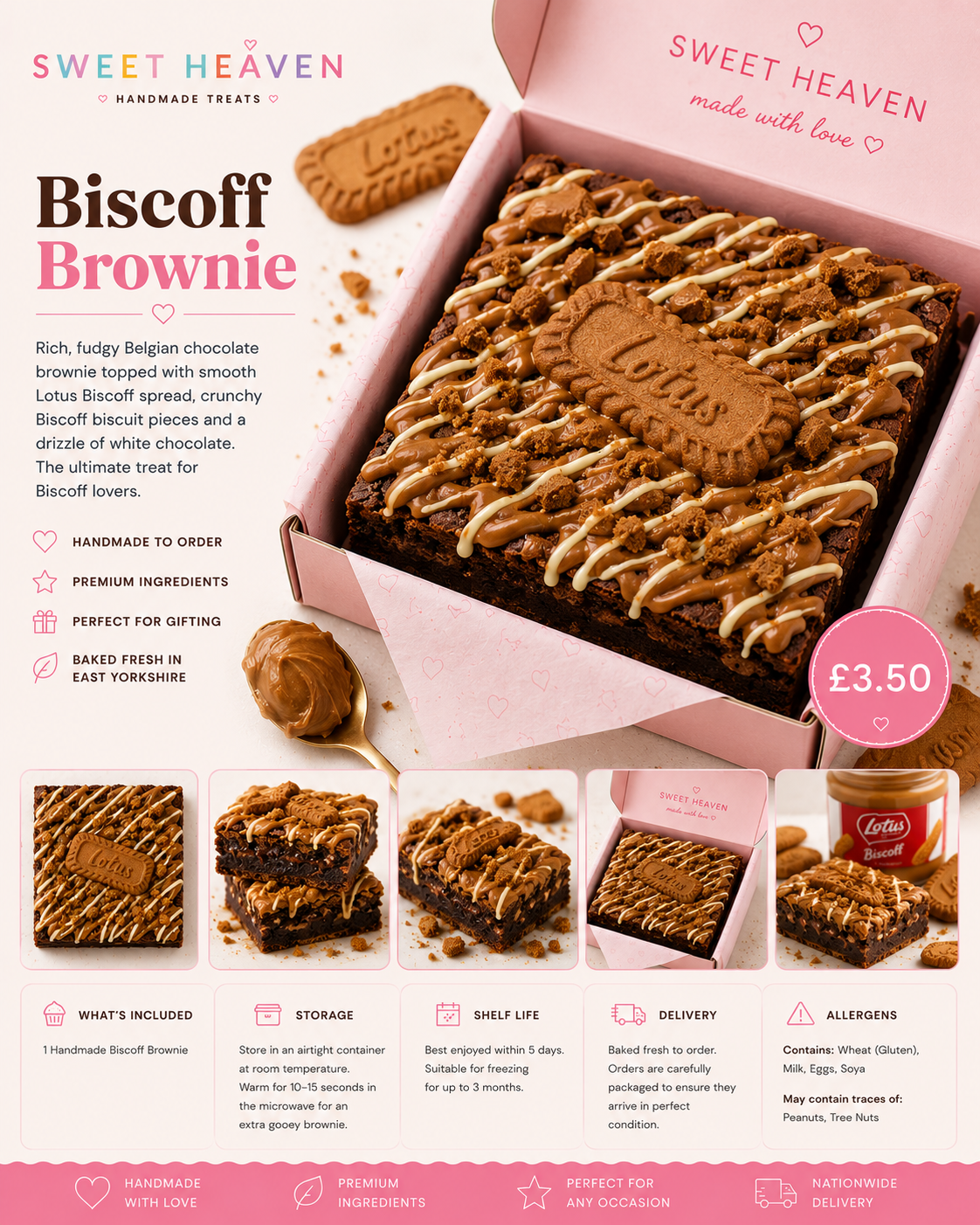 Biscoff Brownie