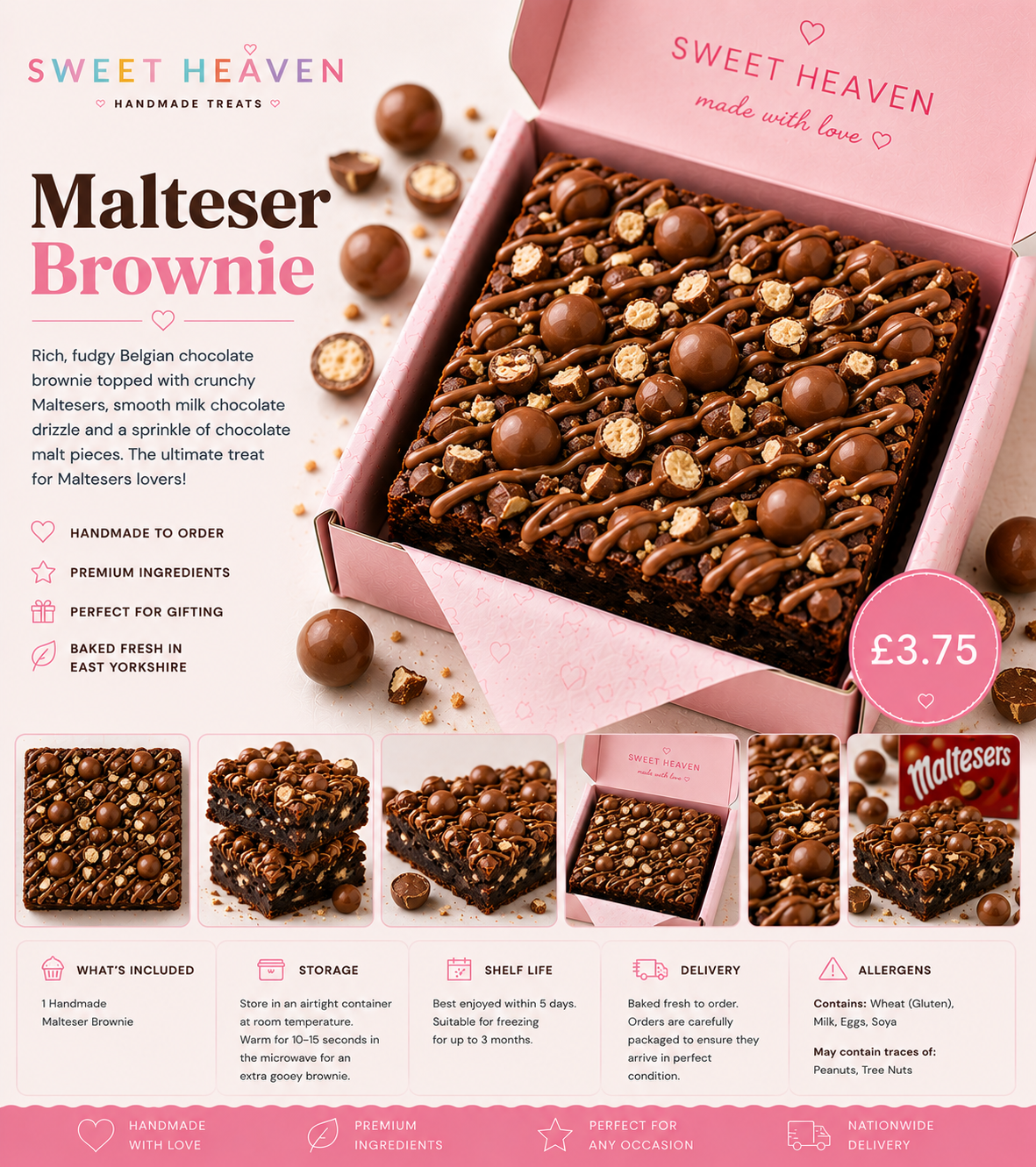 Malteaser Brownie