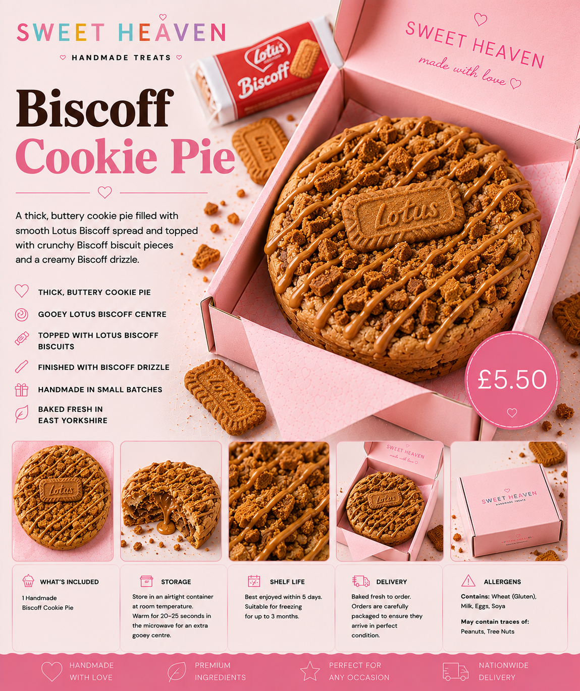 Biscoff Cookie Pie