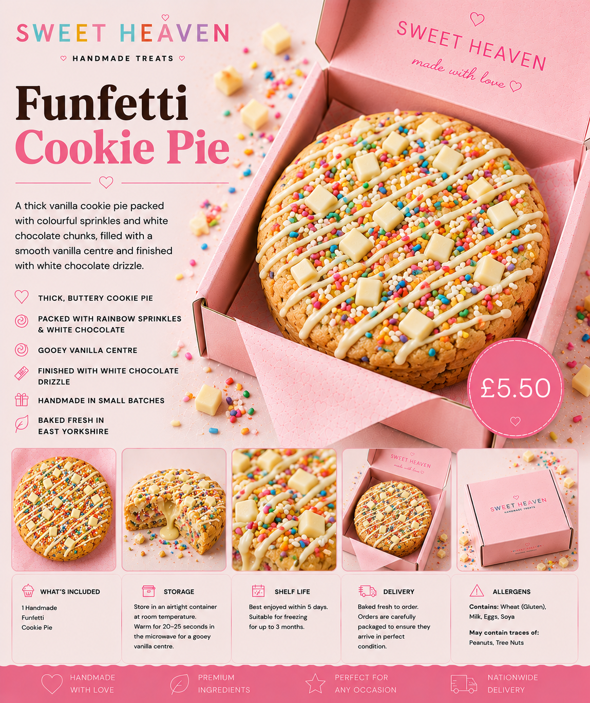 Funfetti Cookie Pie