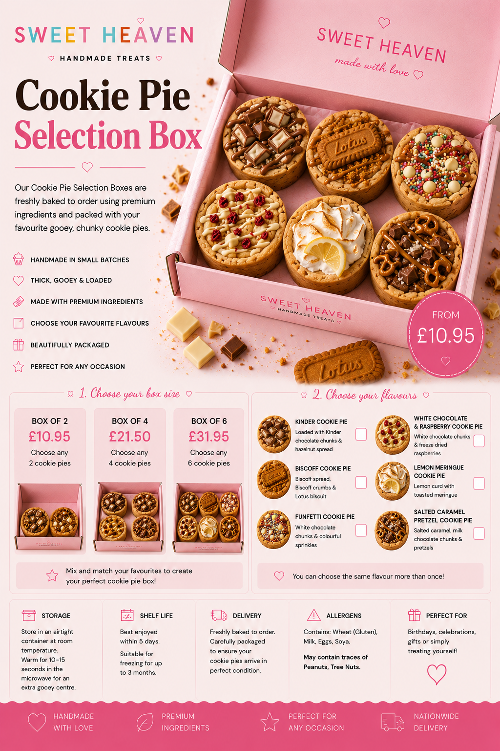 Cookie Pie Selection Box